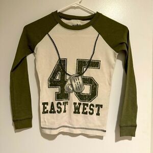 Joe Boxer East West Long Skeeve Top Size 10